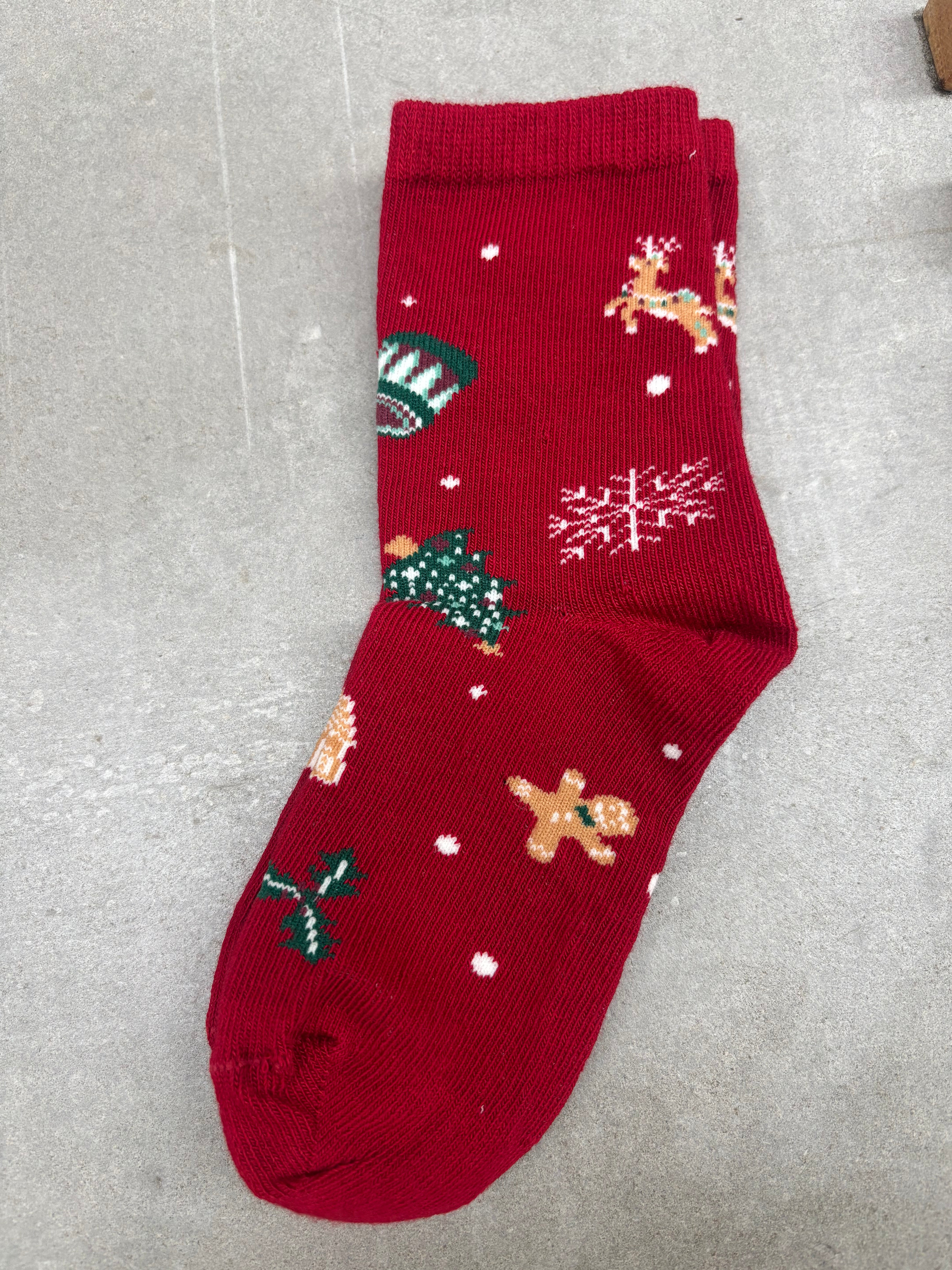 NBNVISMAS Socks - Jester Red